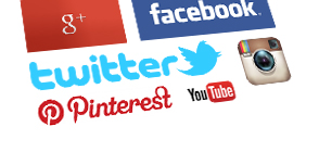 Facebook, Pinterest, Twitter, Google+