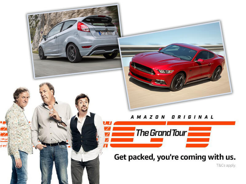 Focus RS, Mustang GT i Fiesta ST w The Grand Tour już od 18 Listopada!